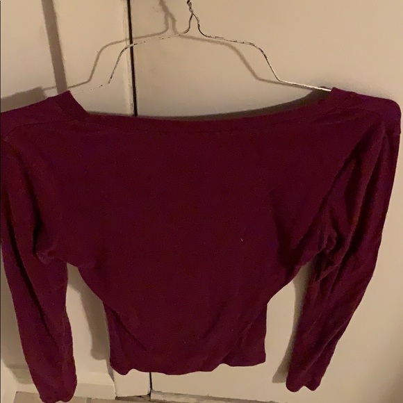 Long sleeve purple old navy shirt - Picture 2 of 2